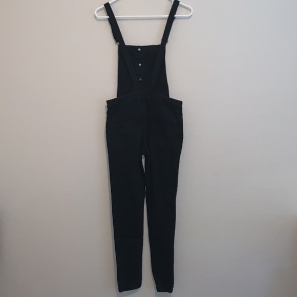 KENDALL & KYLIE SIZE 25 SUPER CUTE JET BLACK CARI OVERALLS - Picture 6 of 14